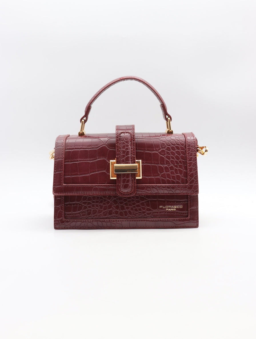 Sac à Main Croco avec Bandoulière