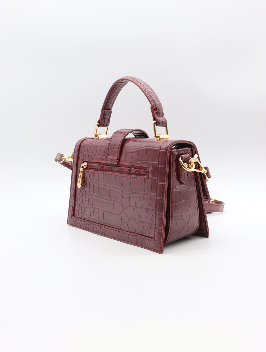 Sac à Main Croco avec Bandoulière