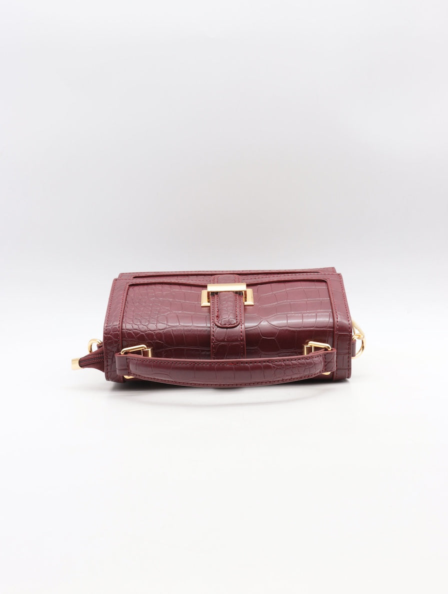 Sac à Main Croco avec Bandoulière