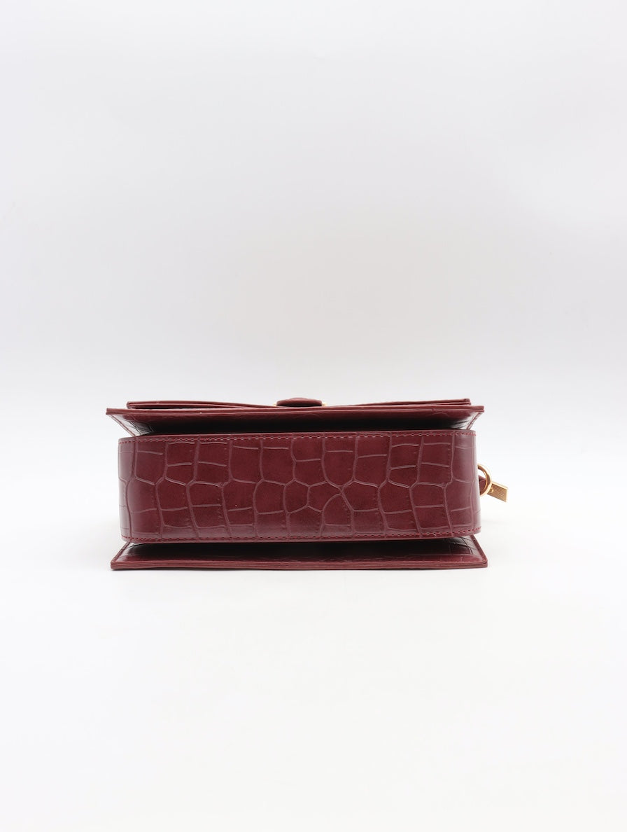 Sac à Main Croco avec Bandoulière